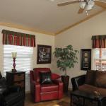 1205 Living room on display at Recreational Resort Cottages and Cabins in Rockwall, Texas. 
