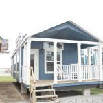 APH classic model 1207, 15’ wide one bedroom, on display at Recreational Resort Cottages and Cabins in Rockwall, Texas 