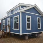 APH 522 Tiny House with a Side Entrance located at Recreational Resort Cottages and Cabins in Rockwall, Texas. 
