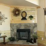 PMC 840 Fireplace with Log Accents