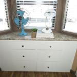 The Platinum Bayview Model P-537SL Built-in Bedroom Dresser at Recreational Resort Cottages and Cabins in Rockwall, Texas 