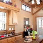Hill Country Interior with Pine Accents at Recreational Resort Cottages and Cabins in Rockwall, Texas
