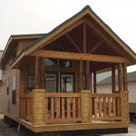 Cedar Craftsman Porch - Cedar Beam and Railing